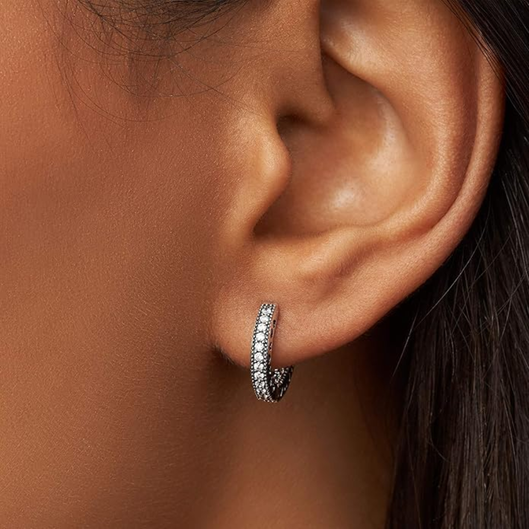 Pendientes de Aro con diseños de corazón