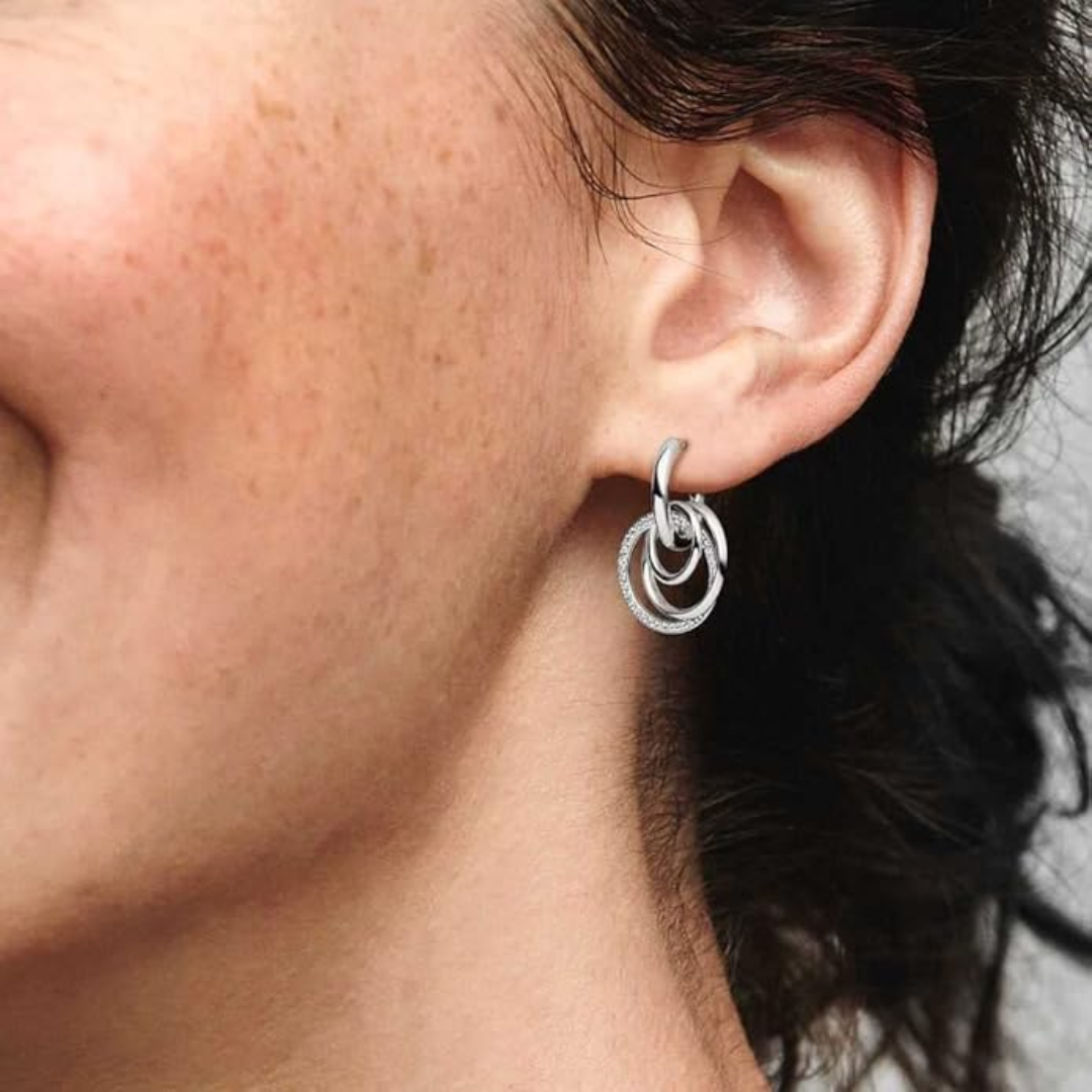 Aros de Plata Dobles