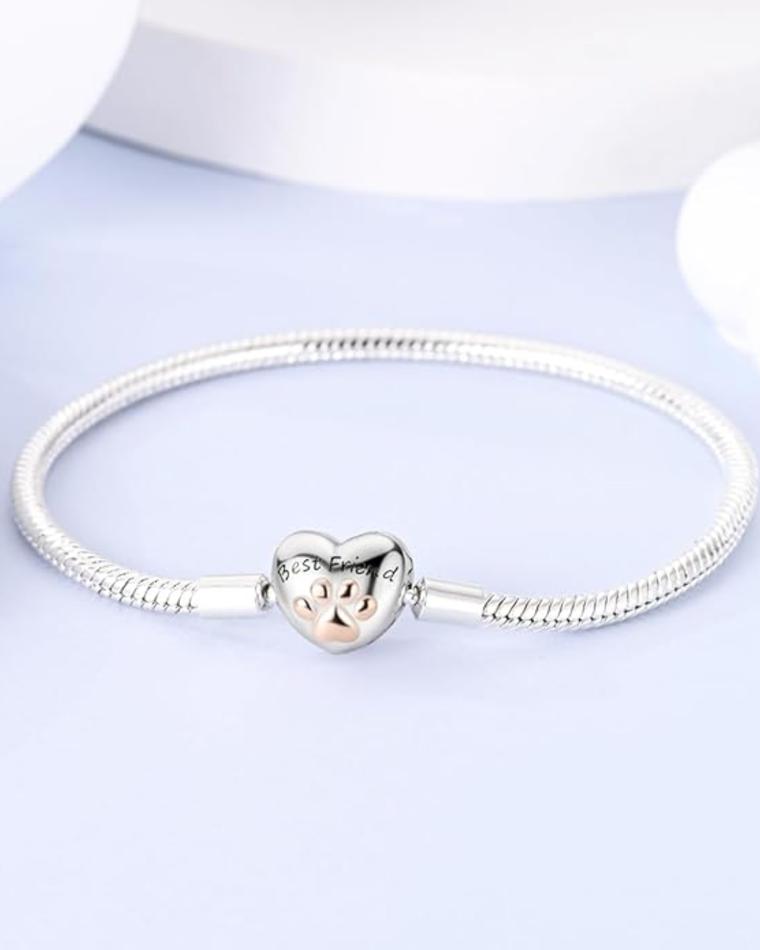 Pulsera Broche Corazón Best Friend