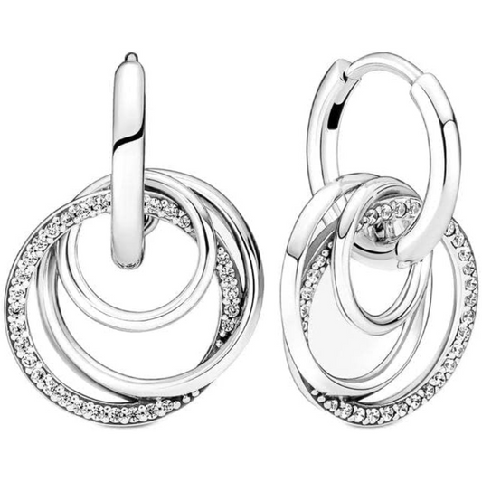 Aros de Plata Dobles