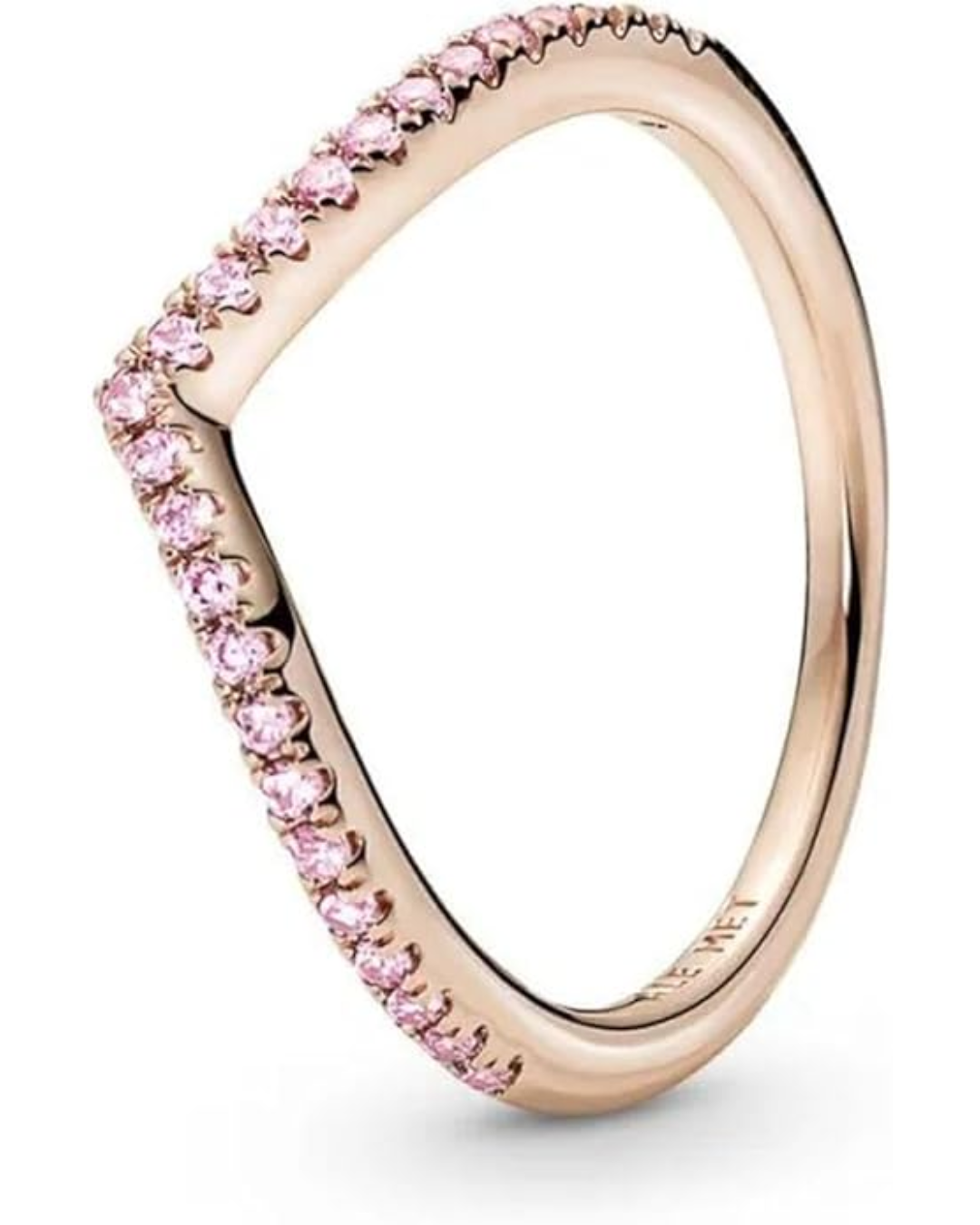 Anillo Rosa Brillante