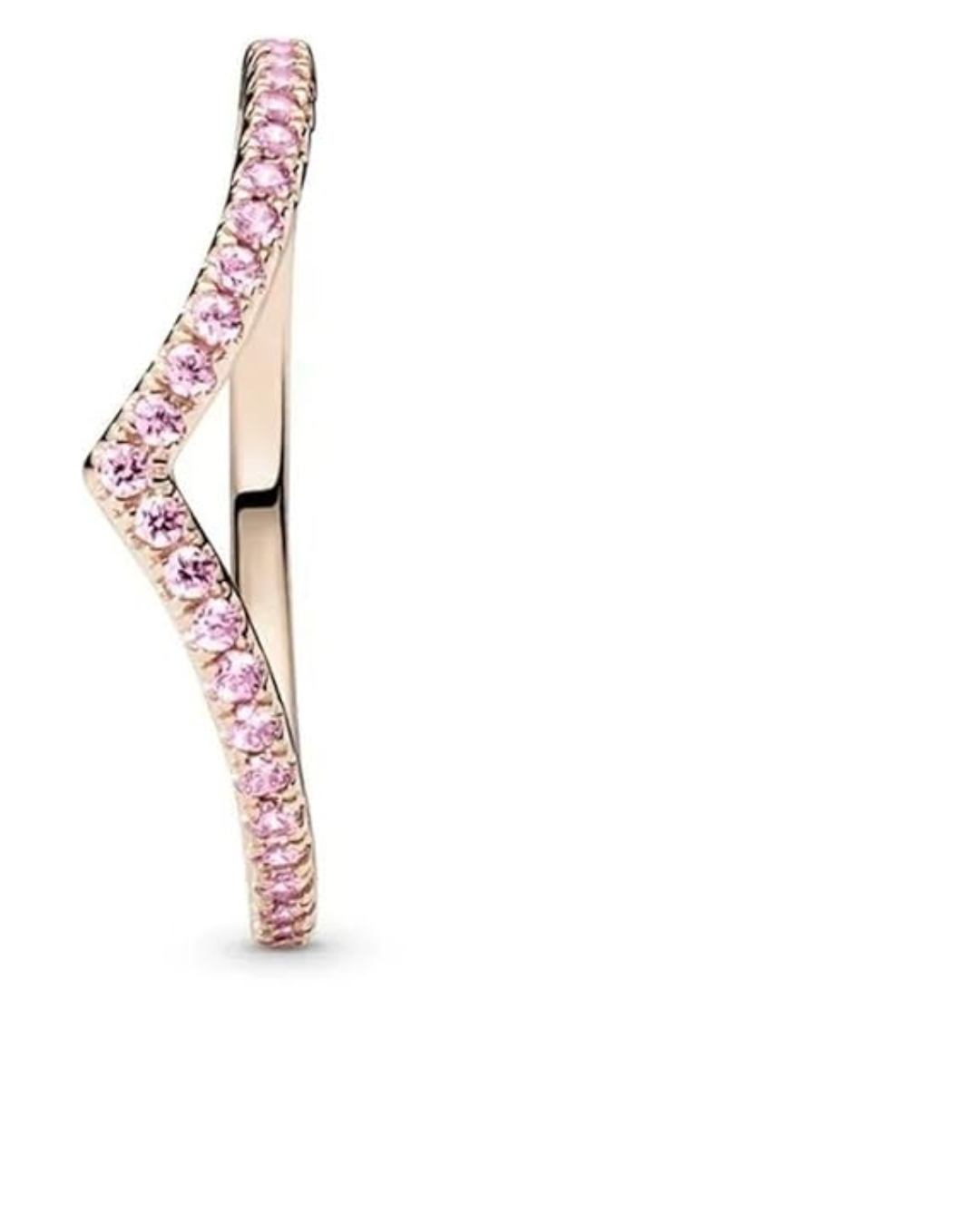 Anillo Rosa Brillante