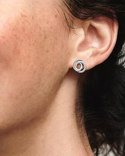 Aretes Círculos entrelazados