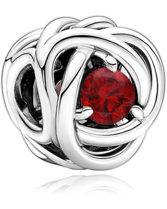 Dije Circulo Eternidad Rojo