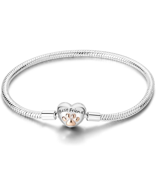 Pulsera Broche Corazón Best Friend