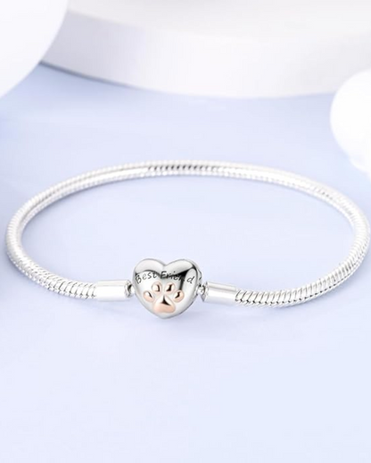 Pulsera Broche Corazón Best Friend
